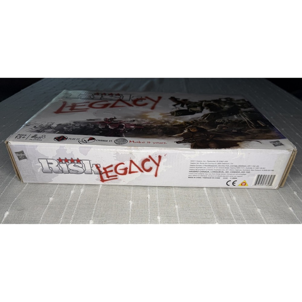 Hasbro Risk Legacy Strategy Board Game Legacy Game 13+ 3-5 Players - Picture 8 of 8